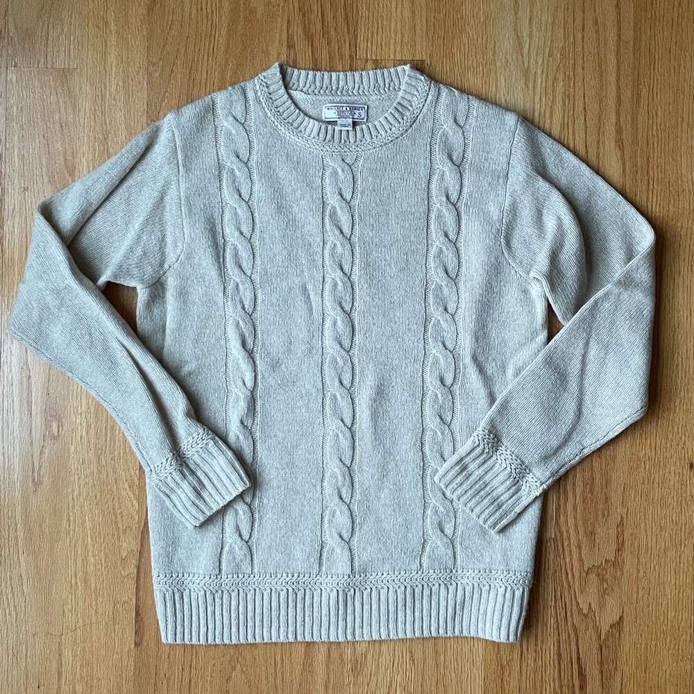 J. Crew Wallace & Barnes 100% Lambswool Sweater Sz S